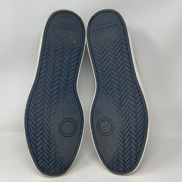 Cole Haan Nantucket 2.0 Mens 11 M Blue Leather Casual Lace Up Classic Sneakers - Picture 14 of 16